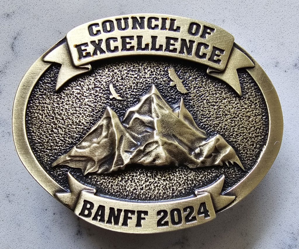 Council of Excellence - Banff 2024 Belt Buckle