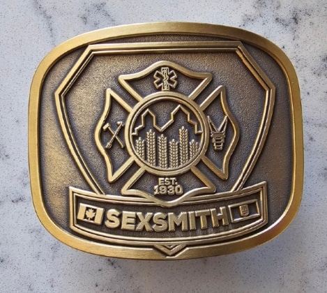 Custom Belt Buckles of Outstanding Quality | 14 Sexsmith Fire Department
