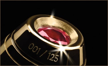 Cross Peerless 125 with Swarovski Ruby Crystal