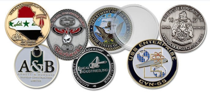 Iron Award Design® Challeng Coins for clear detail.