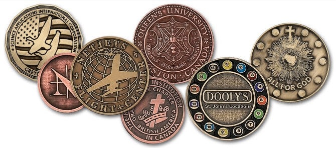 Award Design® Cast Challenge Coins